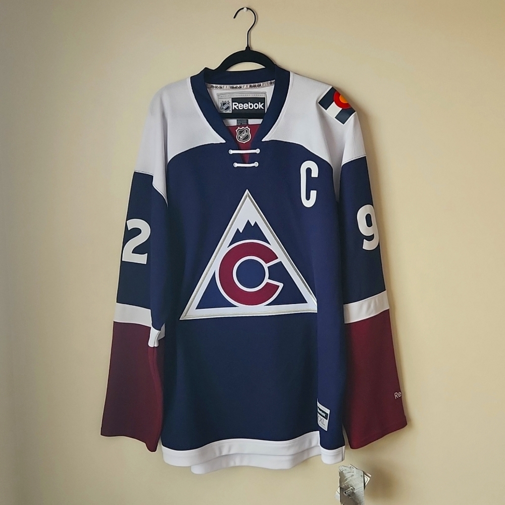 Landeskog #92 Colorado Avalanche 3rd alternate official jersey Reebok *NEW*